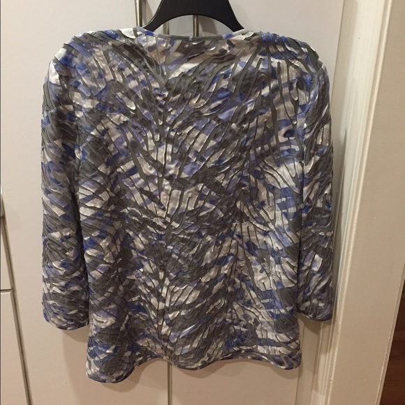 CHICO’S Sparkly Open Front Jacket - 14 EUC - Picture 4 of 6